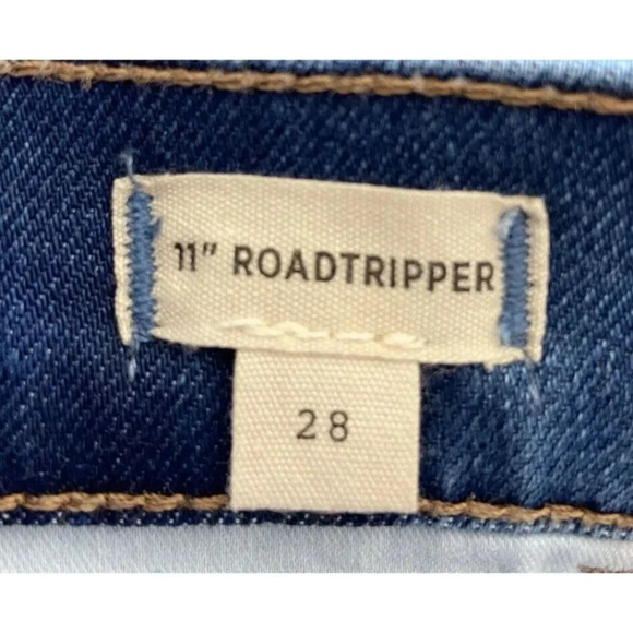 NWT Madewell Jeans 11" Roadtripper Split Hem Medium Wash Size 28 New - Picture 6 of 7